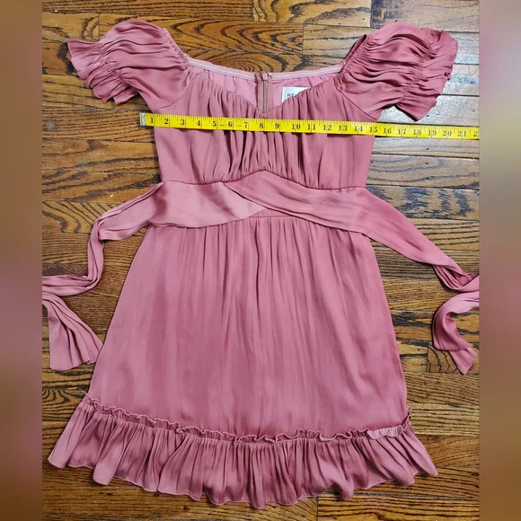 Hello Molly Women's Camara Shy Rose Mini Dress Size 4 - Picture 14 of 16